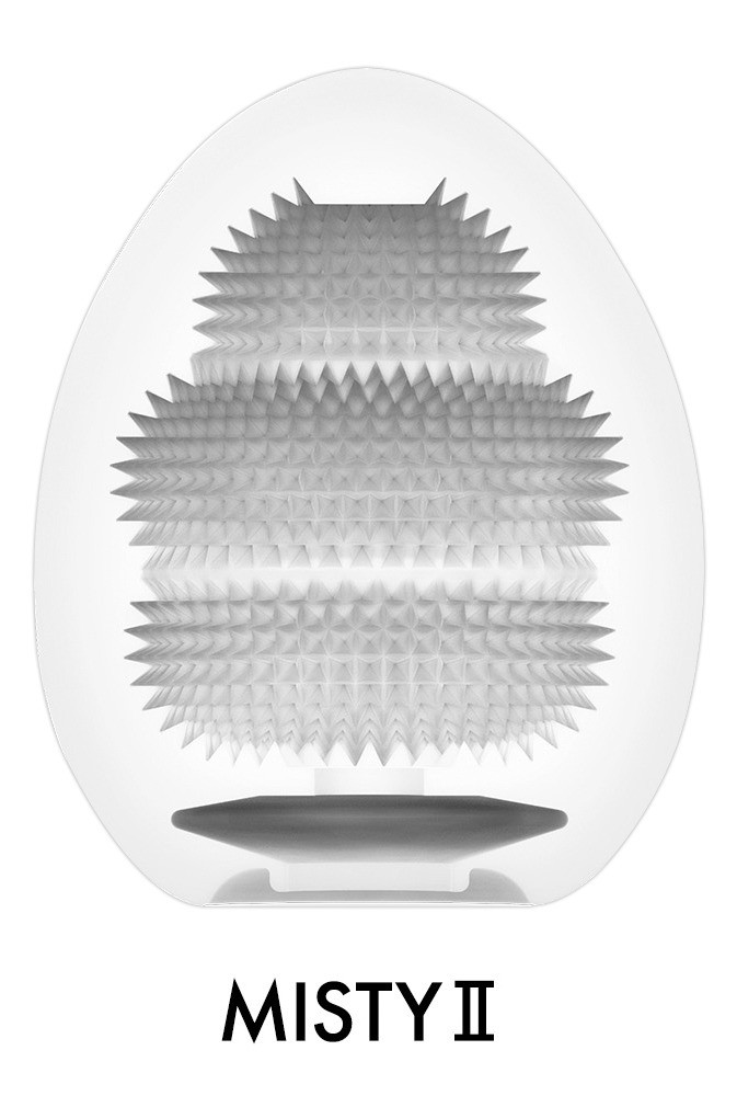 Tenga Egg Stronger «Misty II» Einmal-Masturbator mit stimulierender Struktur (Zacken-Noppen)